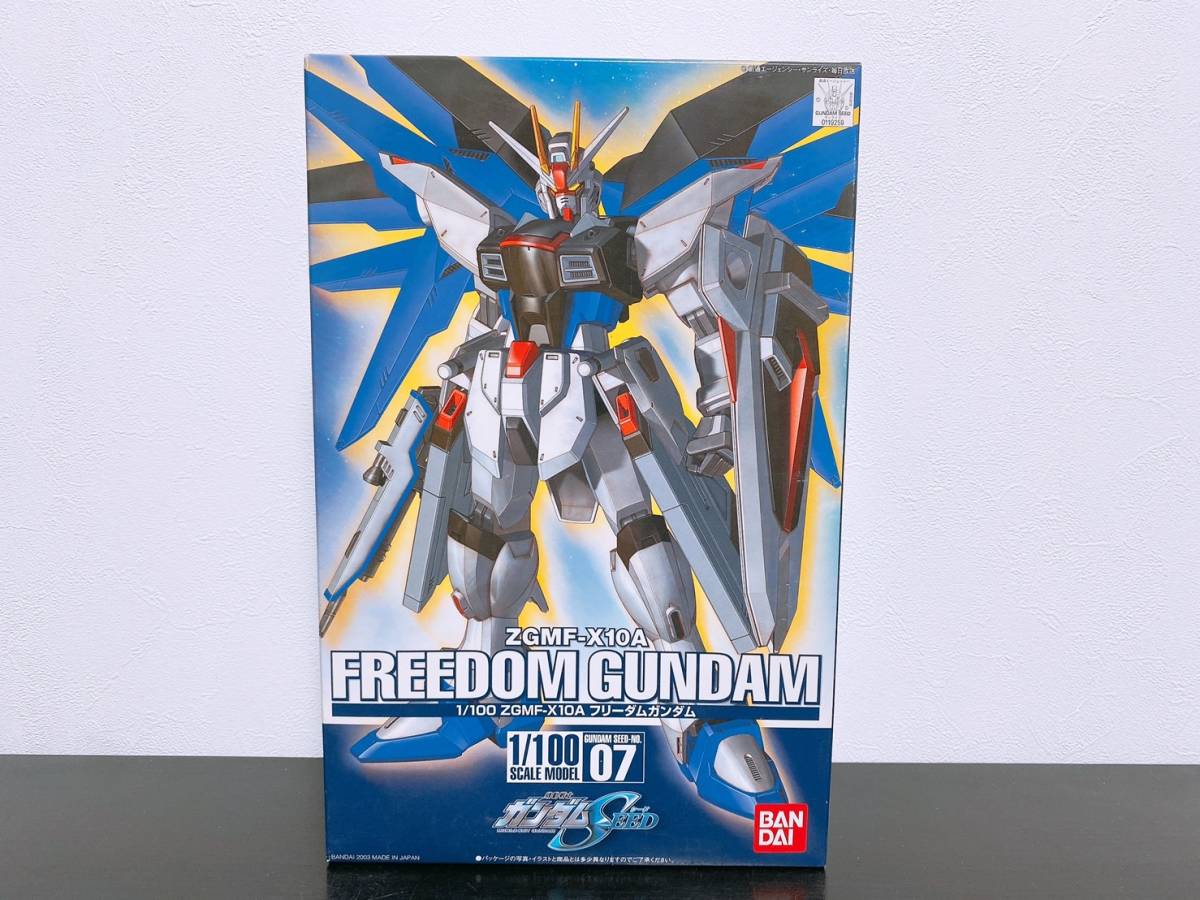 1円スタート 未組立品 1 100 フリーダムガンダム 機動戦士ガンダムseed バンダイ プラモデル ガンプラ 機動戦士ガンダムseed 売買されたオークション情報 Yahooの商品情報をアーカイブ公開 オークファン Aucfan Com