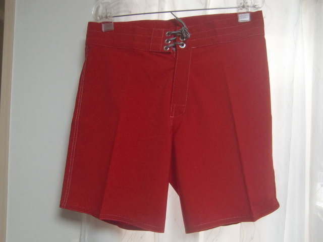 未使用】☆Birdwell Beach Britches Board Shorts Type808 W32 RED 
