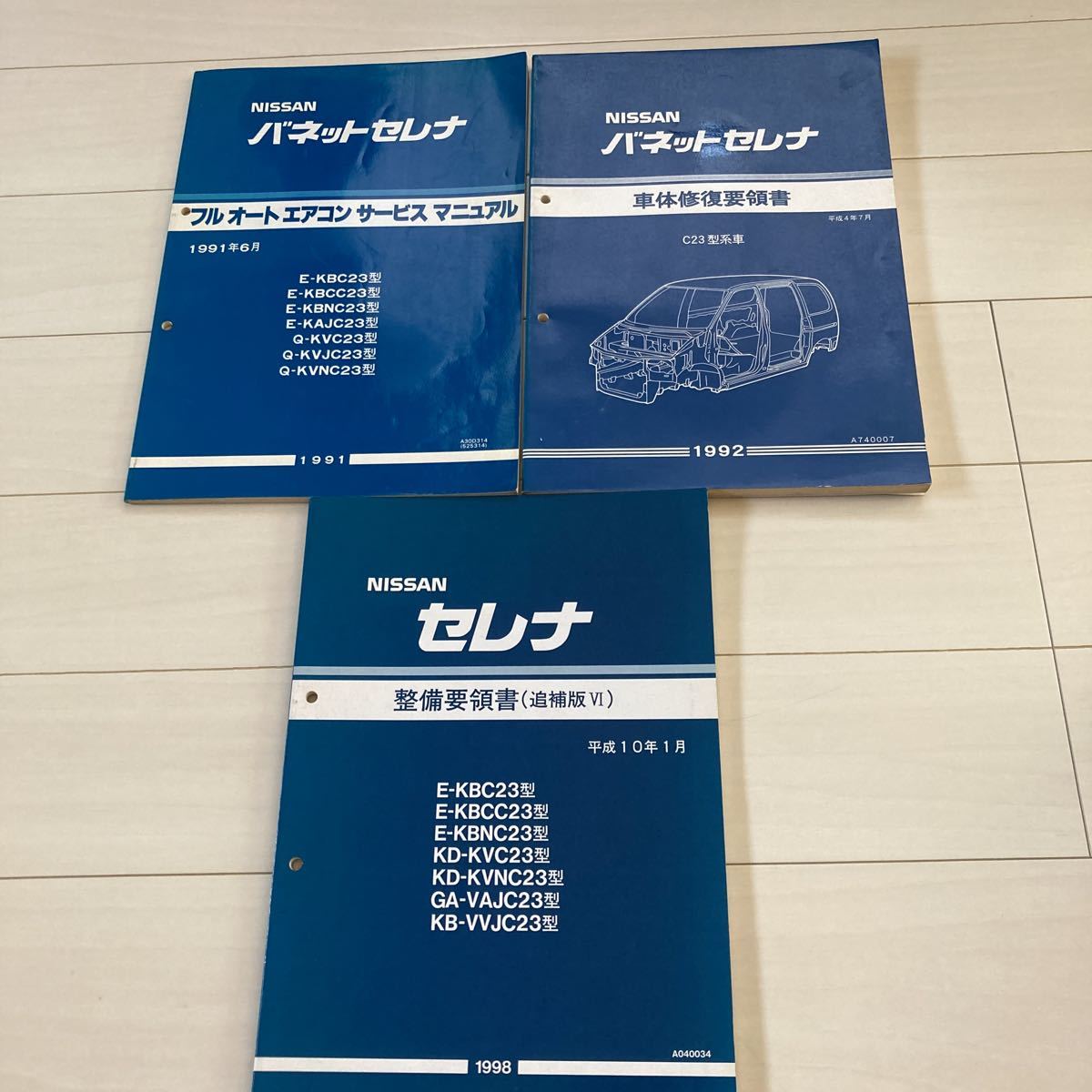 日産 整備要領書 - バネットセレナ 2026年最新Yahoo!オークション Yahoo!オークション C23型 サービス -セレナ 整備要領書(日産)の中古品 セレナ 今に繋がるミニバンの先駆けとなった初代『バネットセレナ』懐かしの サービスマニュアル c26（整備書｜メンテナンス用品）：車用品<車用品 | 基本版