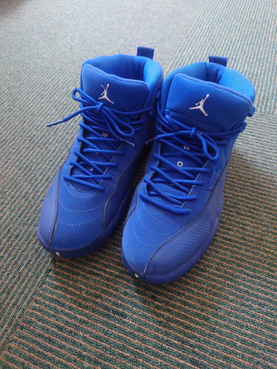 ナイキ エアジョーダン 12 27.5cm NIKE AIR JORDAN 12 US9.5 青 ブルー