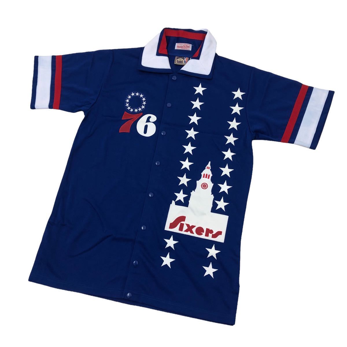 C-3 mitchell&ness HARDWOOD CLASSICS NBA 76ers Sixers ウォーム 