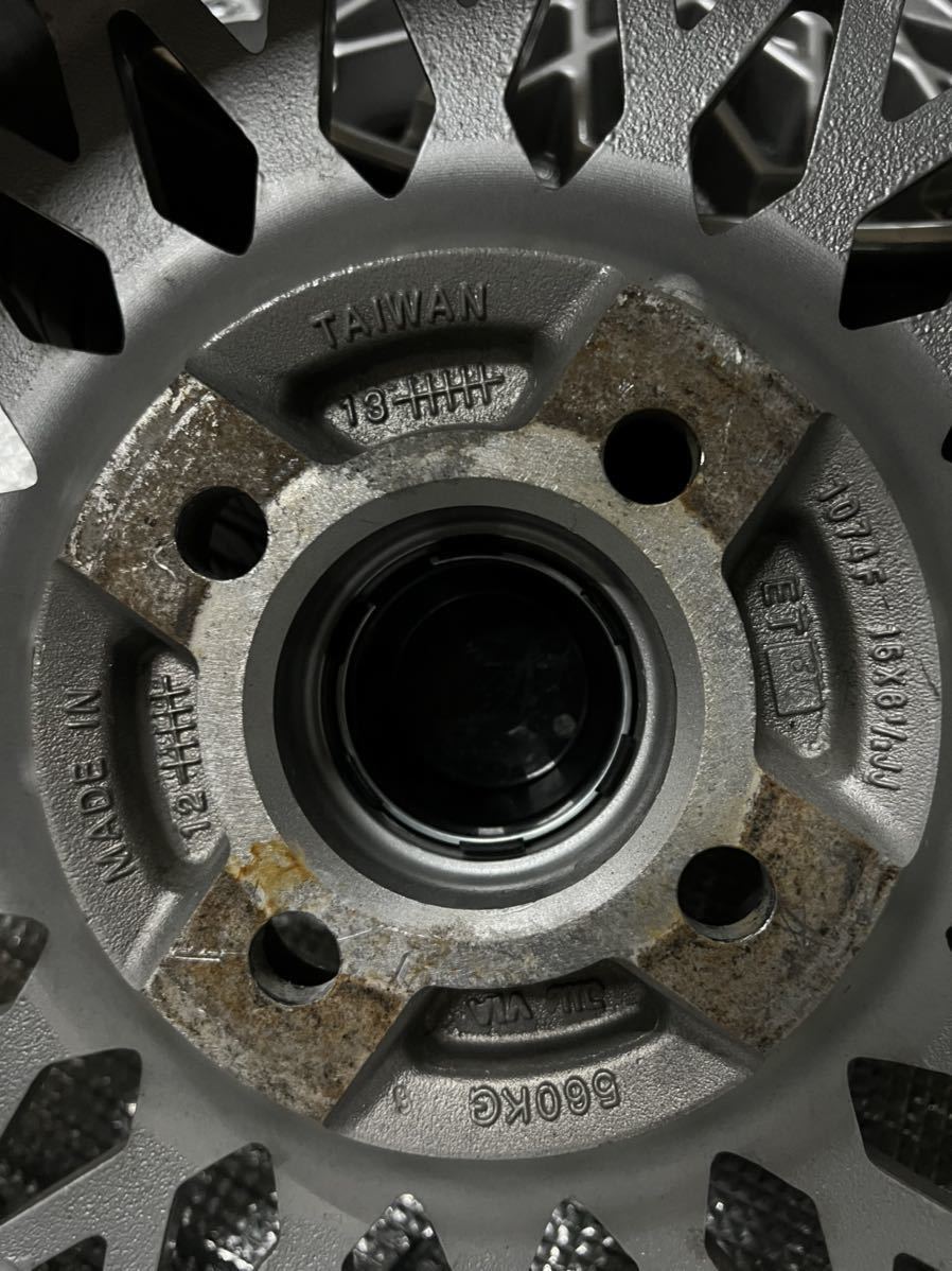 kyowa racing メッシュ 15インチ 6.5j +35 pcd100 4h 4本 165 50 r15 
