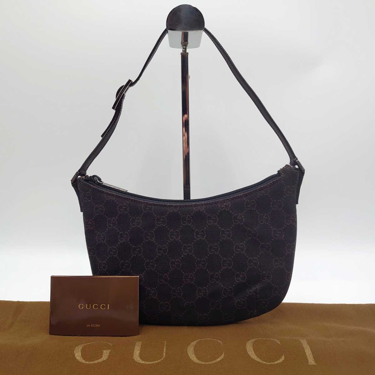 1円【希少色/極美品】GUCCI グッチ アクセサリーポーチ ワンショルダー 