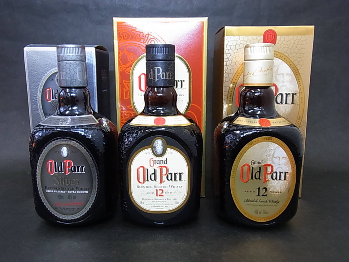 オールドパー12年 3本セット 750ml まとめ売り スコッチウイスキー 古