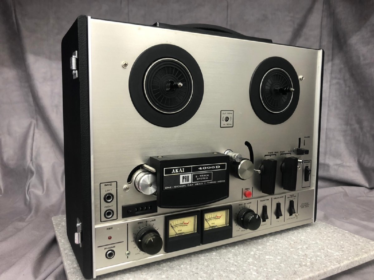  t659 AKAI アカイ 4000D PRO オープンリールデッキ(オープンリールデッキ)｜売買されたオークション情報、yahooの商品情報をアーカイブ公開 - オークファン オープンリールデッキ