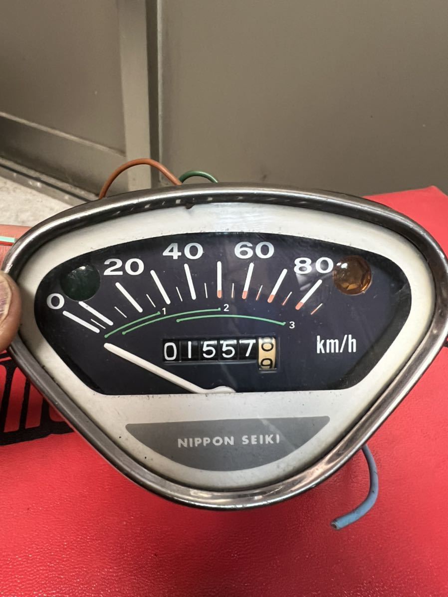 おにぎりメーター 速度計 80km/h メーターのみです。 おにぎりメーター 速度計 80km/h メーターのみです。 おにぎりメーター