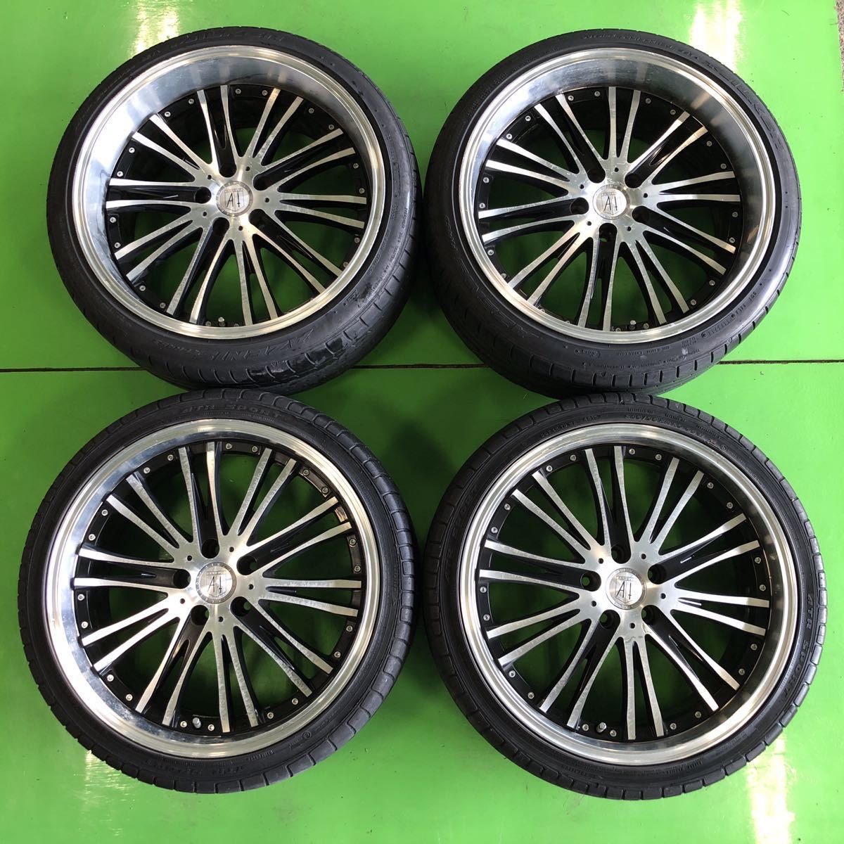中古 ANHELO KLEITOS アネーロ クレイトス ホイール 20×8.5J +35 PCD 