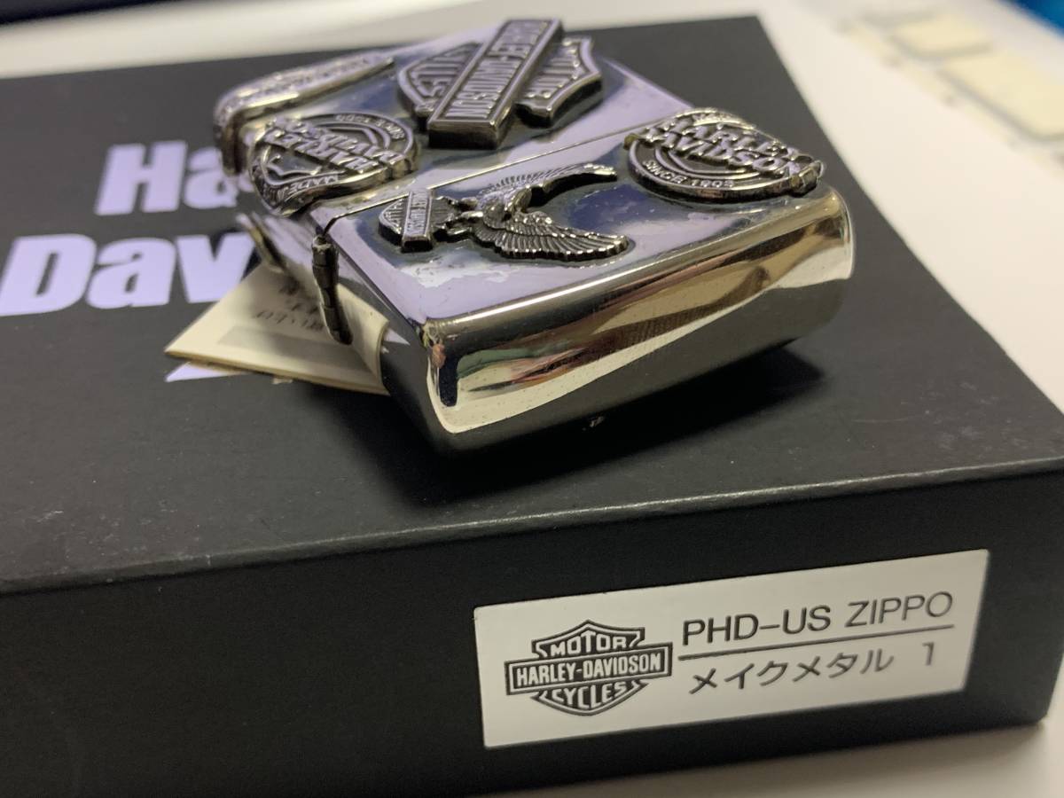 ハーレー harley-davidson 96年 メイクメタル ZIPPO USED やや難