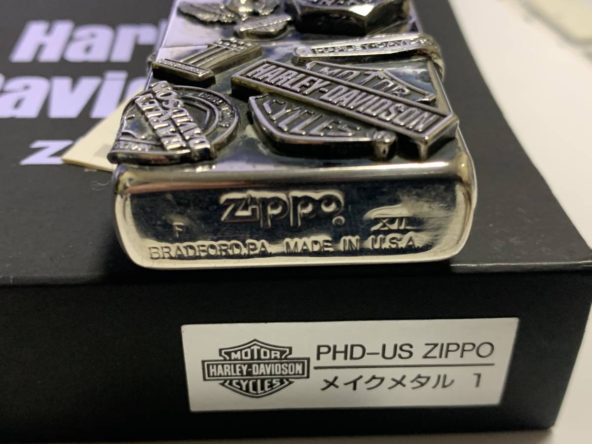 ハーレー harley-davidson 96年 メイクメタル ZIPPO USED やや難