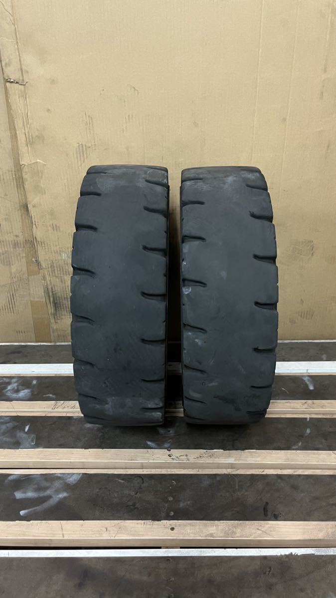 22178 フォークリフト用 中古ノーパンクタイヤホイール付き 6.50-10 2