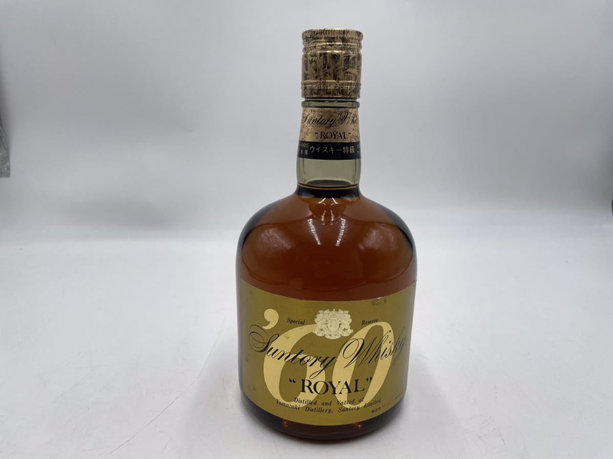 □サントリーウイスキー 60 特級 ROYAL SUNTORY WHISKY 古酒 未開封 丸