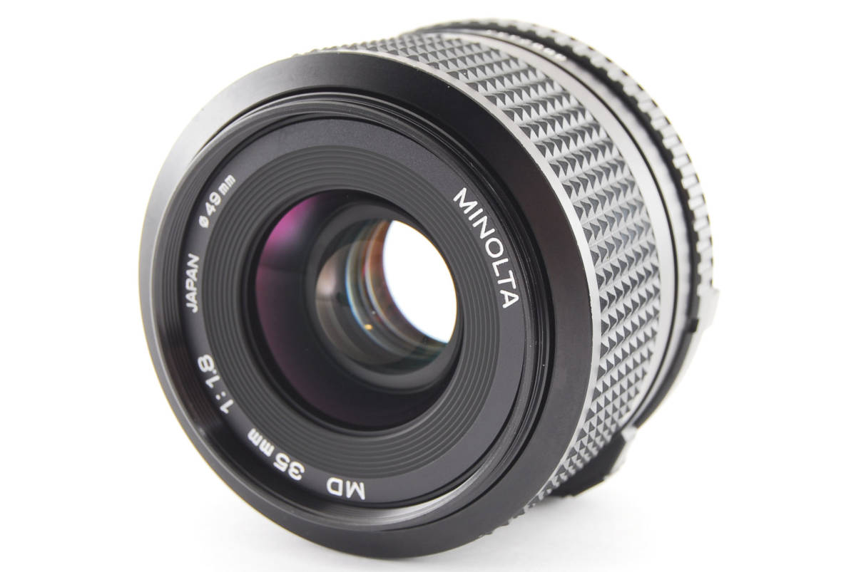★美品★ ミノルタ MINOLTA NEW MD 35mm F1.8 #1678 ☆極上美品☆ミノルタ MINOLTA NEW MD 35mm f1.8 ☆完動☆#12959