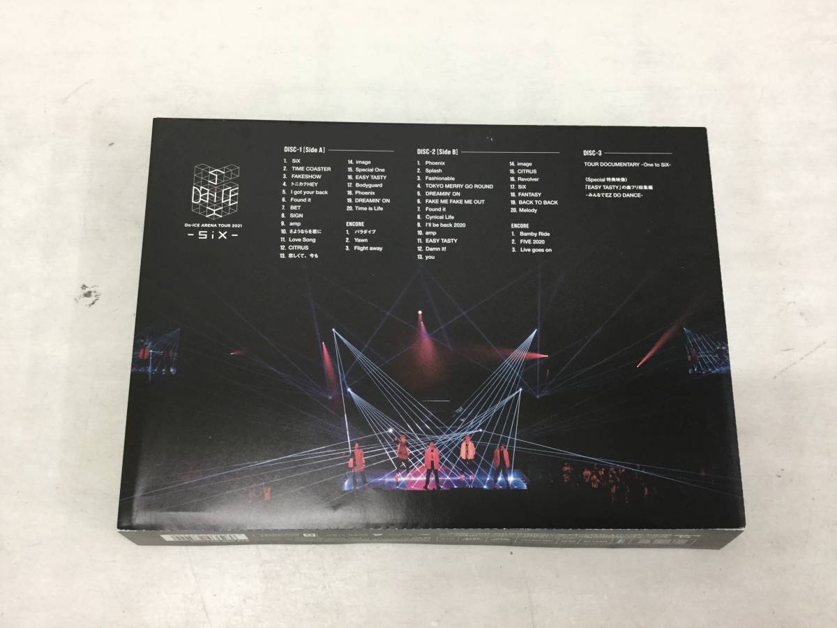 Da-iCE ARENA TOUR 0 Side -SiX- B Blu-ray - DVD A -SiX-」DVD&amp