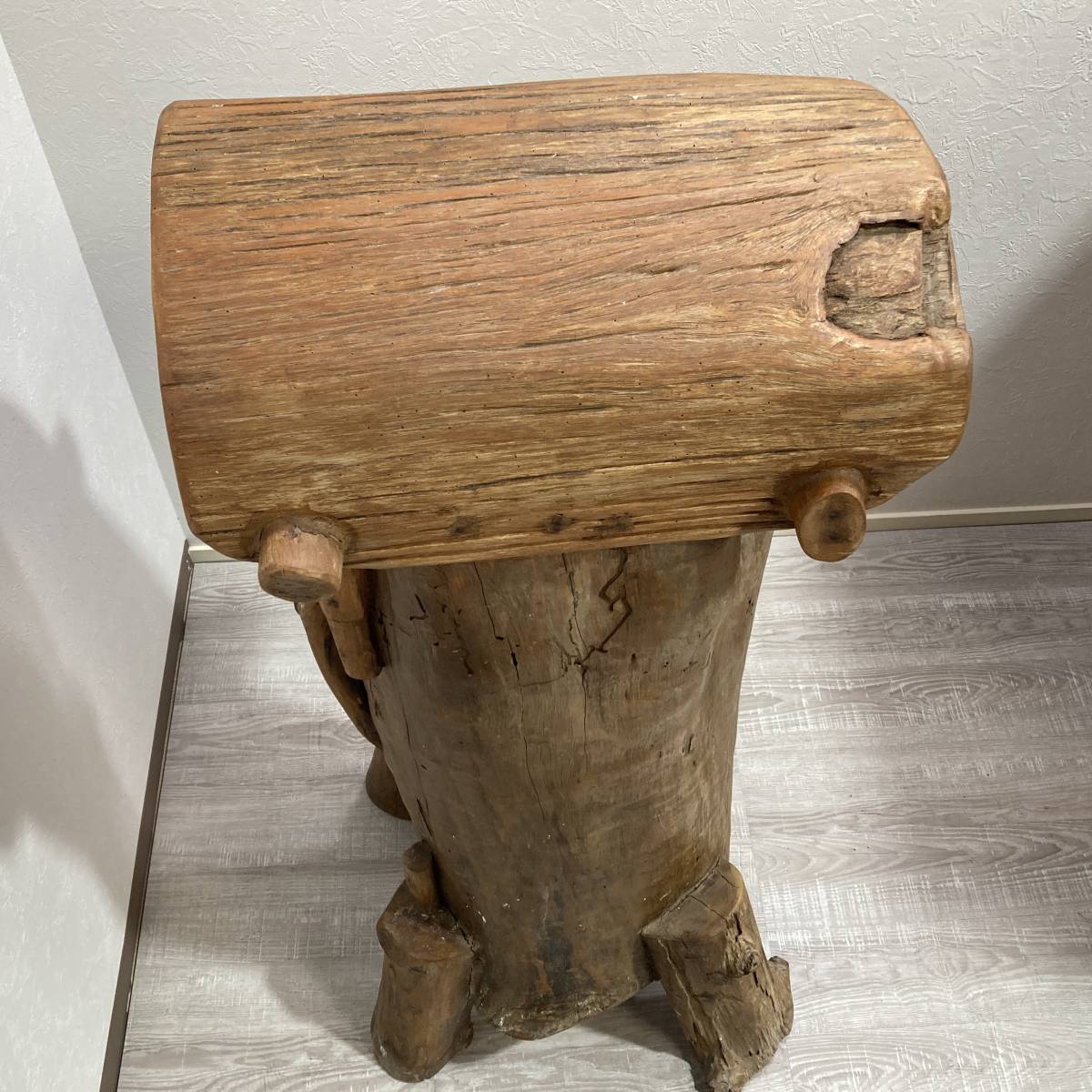 天然木無垢材 ハンドメイド 丸太ポスト 郵便受け メールボックス DIY ログハウス オブジェ A0BR0201 A0BR0201 天然木無垢材 ハンドメイド 丸太ポスト 郵便受け メール