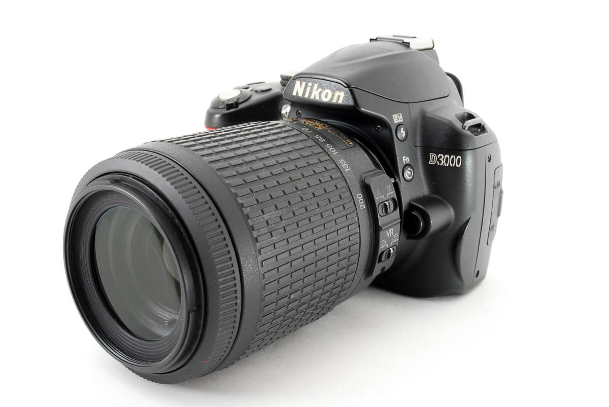 ☆1円スタート／純正レンズセット☆Nikon ニコン D3000 ボディ 55