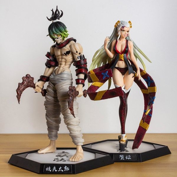 2点セット 鬼滅の刃 きめつのやいば だき ぎゅうたろう pvc 改造 塗装