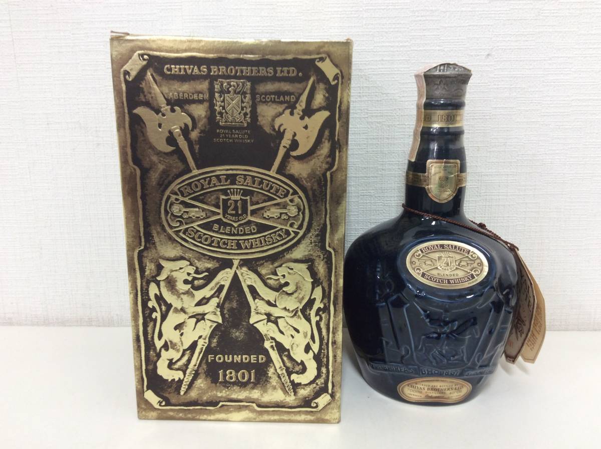□0615 未開栓 ROYAL SALUTE ロイヤルサルート 21年 スコッチ