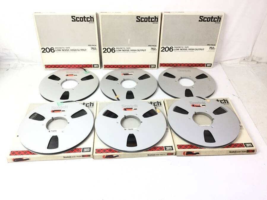 Scotch 206-762R スコッチ オープンリールTape 10号 ⁄ バックコート