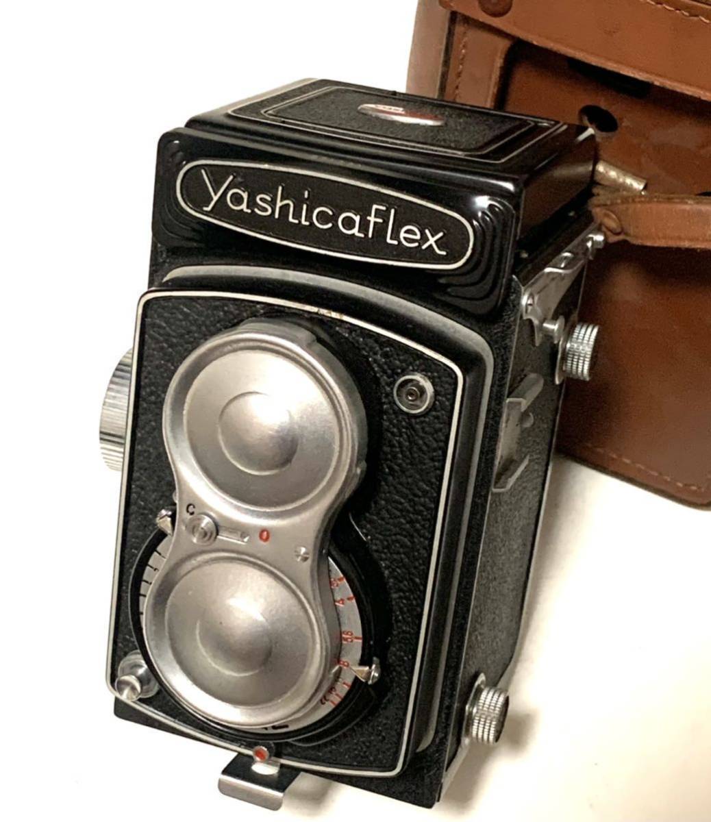 YASHICA FLEX ヤシカ フレックス 二眼レフカメラ 1:3.5 f=80mm レザー 
