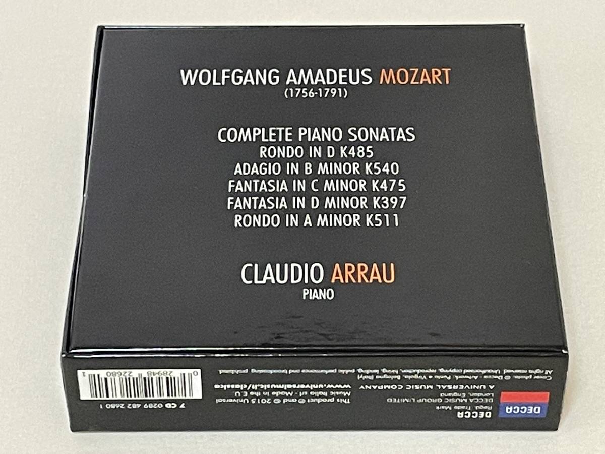 アラウ／モーツァルト：ソナタ全集ほか（7CD）｜HMV&BOOKS