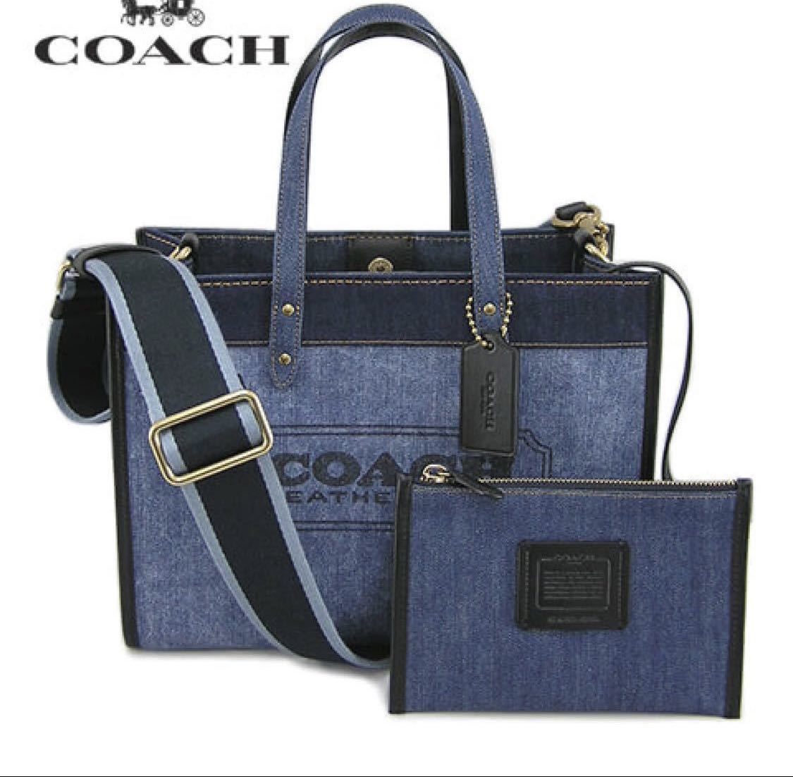 ☆新品☆COACH トート ハンドバッグ ショルダーバッグ 丸ロゴ 白