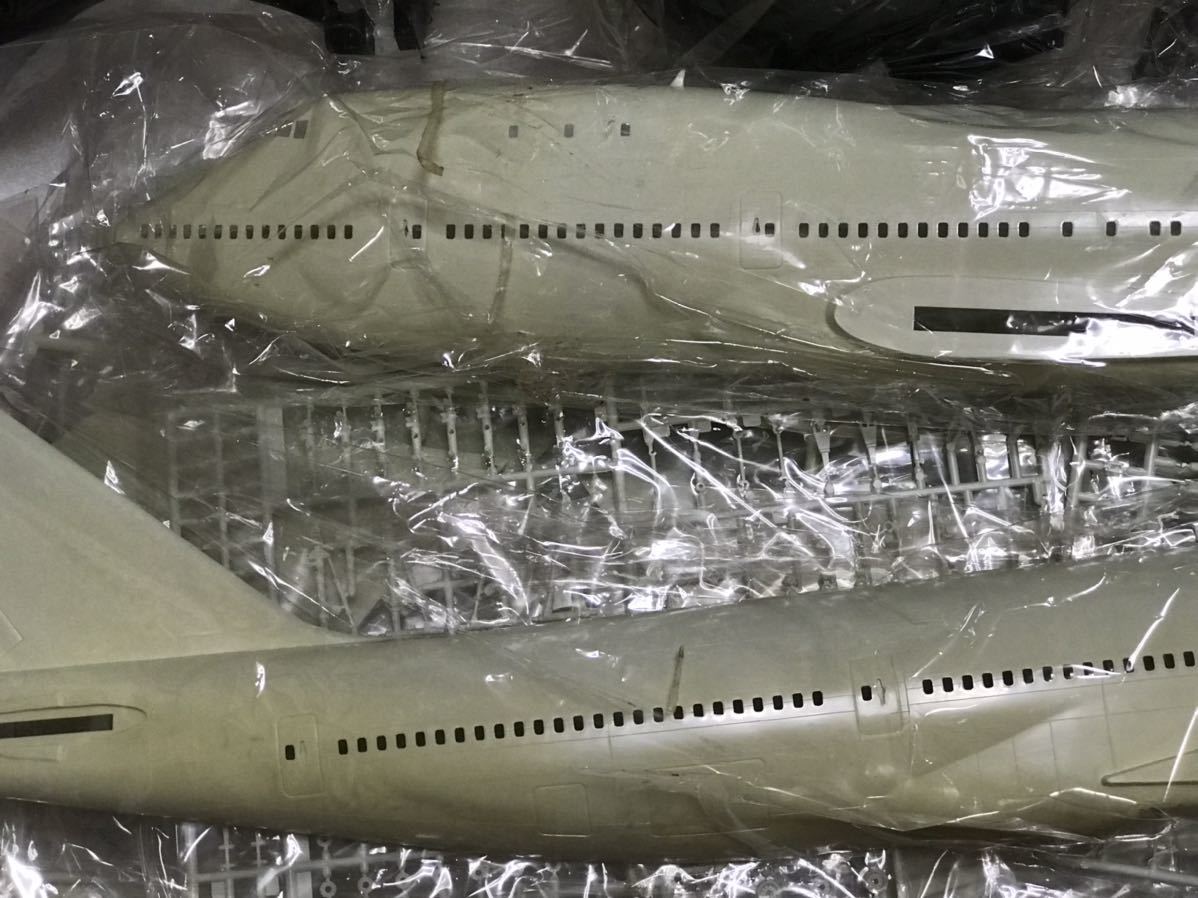 童友社 1/100 JAL 日航 プラモデルB747ジャンボ 未組立 旅客機 模型