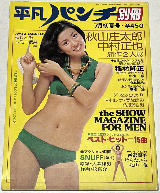 片平なぎさ 水着表紙【平凡パンチ別冊】(昭和51年)(アイドル、芸能人