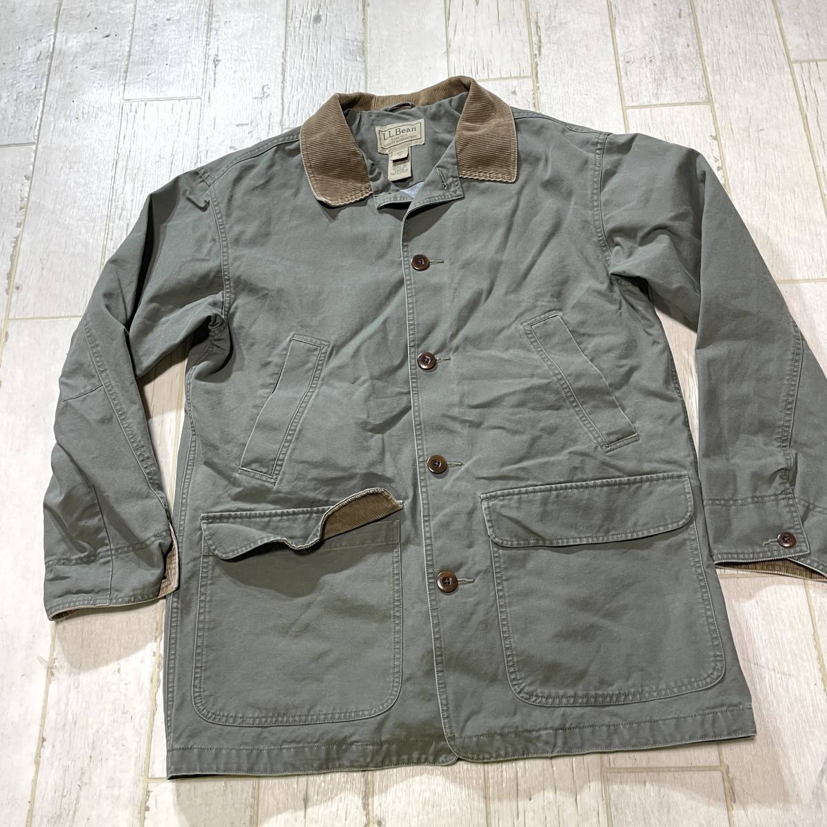 エルエルビーン (エルエルビーン)コットンキャンバス トート ロゴ入り 
