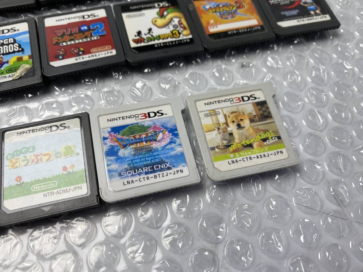 3DS＆DSソフト まとめ売り ソフト、本体ケース動作未確認 どうぶつの森 ☆DS 3DS☆ケース無し ソフト まとめ売り どうぶつの森/星のカービィ