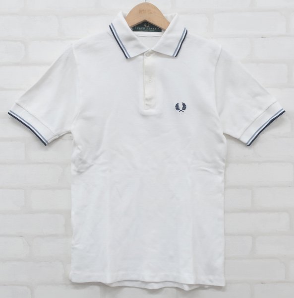 6T5923【クリックポスト対応】 FRED PERRY 半袖鹿の子ポロシャツ M120P