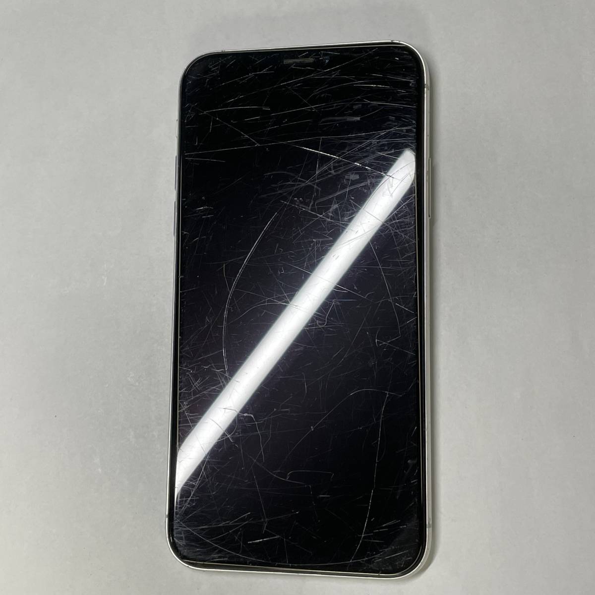 【中古/難あり】SIMフリー iPhoneX 64GB シルバー MQAY2J/A ≪softbank版(SIMロック解除済み),判定〇≫