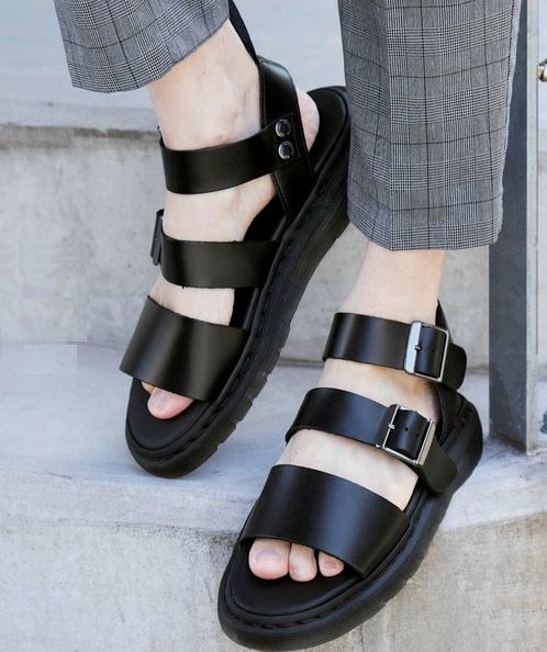 人気，人気セール 箱付き Dr.Martens GRYPHON STRAP SANDAL ドクターマーチン グリフォン レザーストラップサンダル 黒 UK7 26cm サンダル(26.0cm)｜売買されたオークション情報、yahooの商品情報をアーカイブ公開 - オーク 26.0cm
