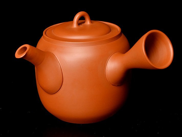 常滑焼 煎茶道具 急須 茶注 共箱 茶器 公式通販 横手急須 朱泥