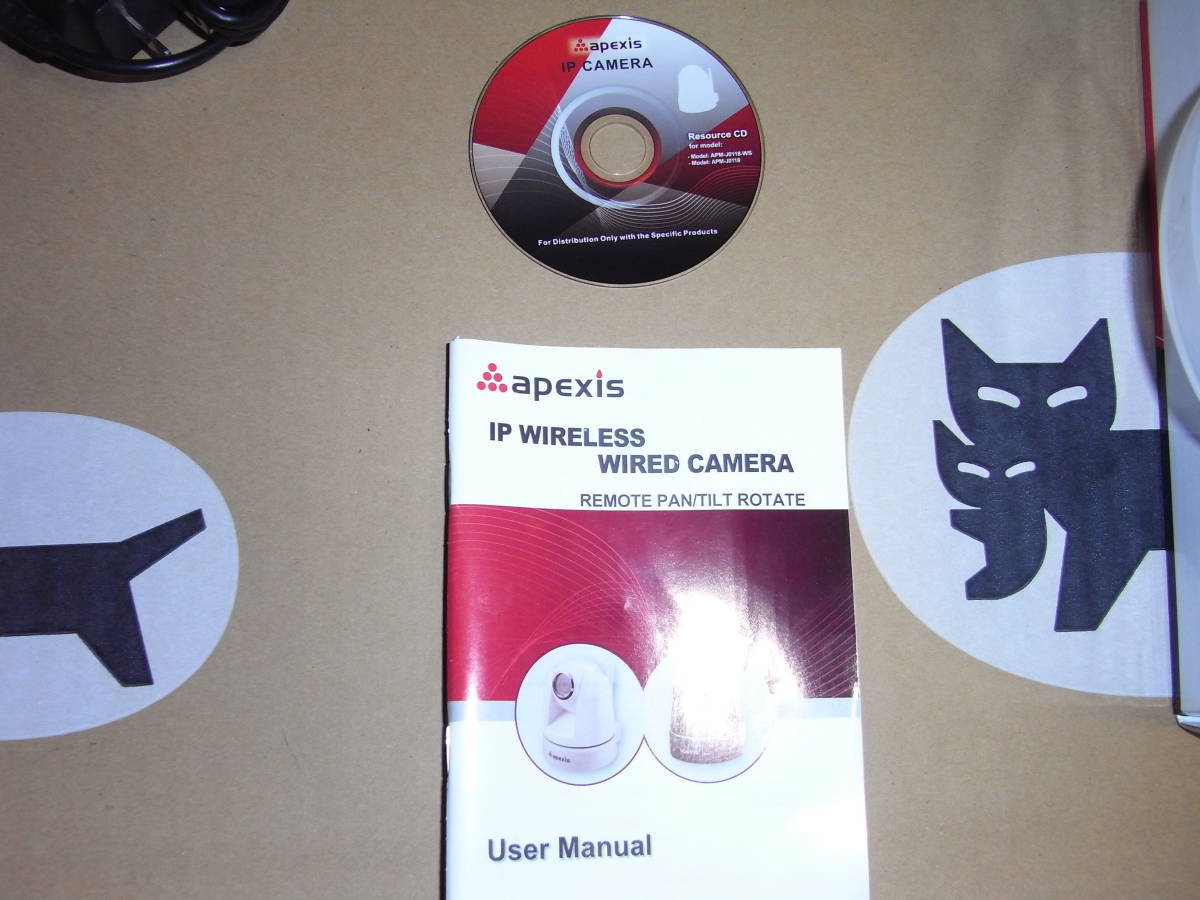 IP WIRELESS WIRED CAMERA apexis 二種類計4台 詳しい内容は不明です。開封未使用格安ジャンク出品 IP Camera Apexis back garden Price