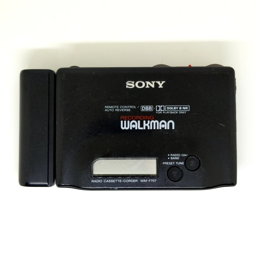 ジャンク☆SONY WM-F707 カセットウォークマン カセットプレーヤー