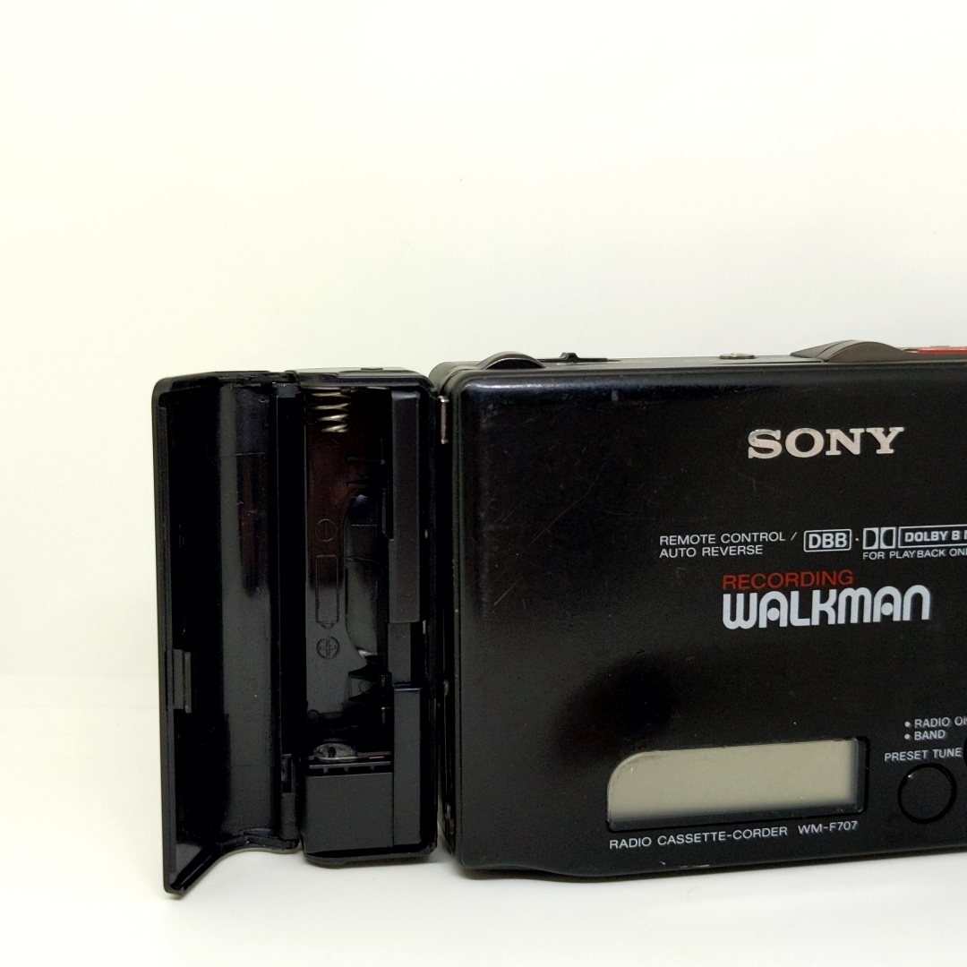 ジャンク☆SONY WM-F707 カセットウォークマン カセットプレーヤー