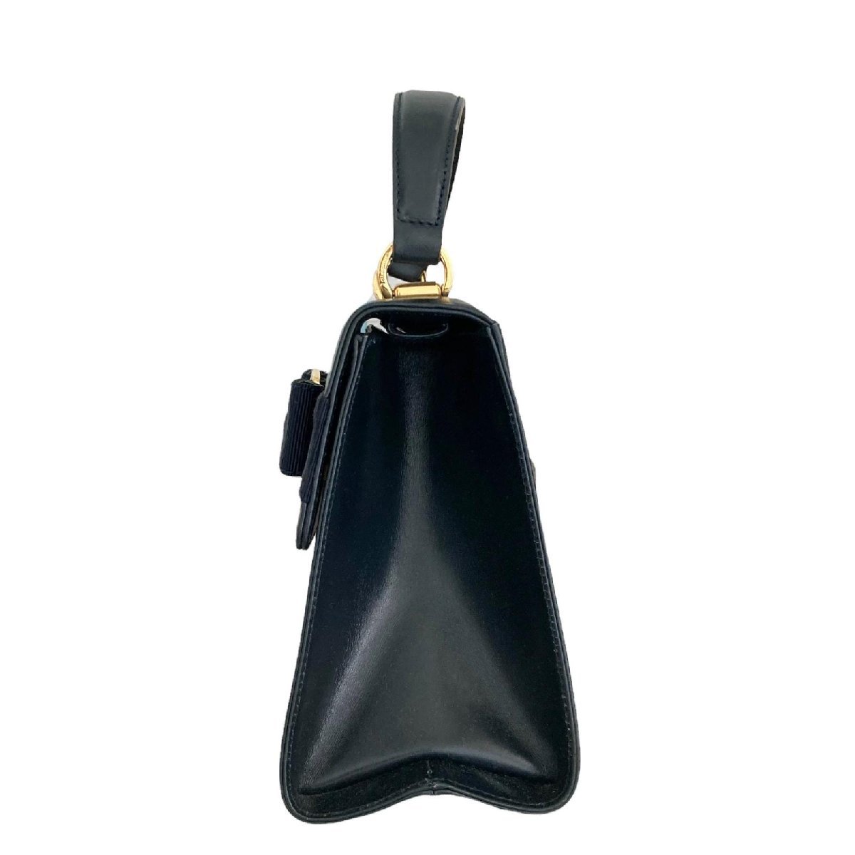 Salvatore Ferragamo フェラガモ ヴァラ ゴールド金具 レザー 