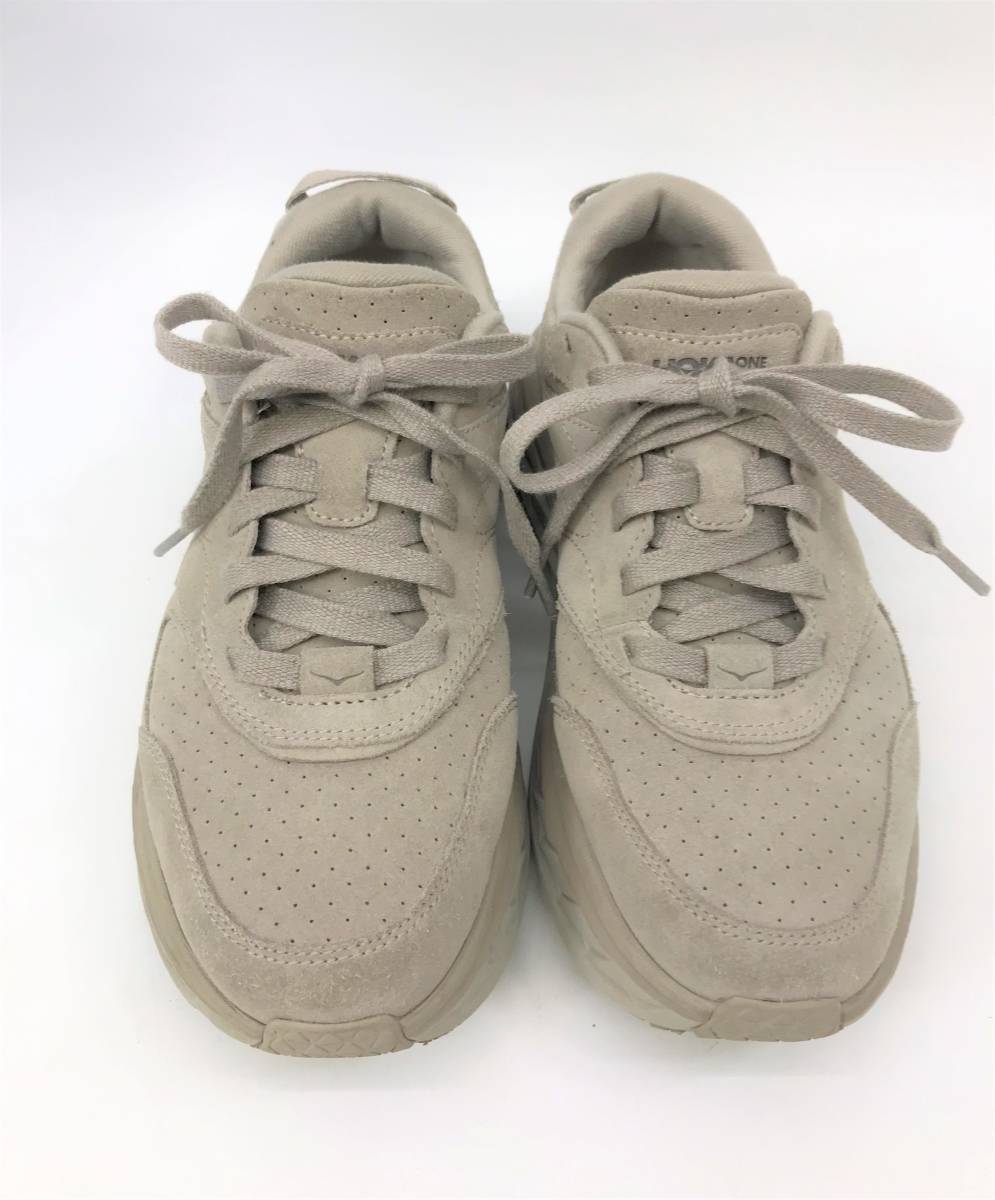 ▲【中古】HOKA ONE ONE ホカ オネオネ M BONDI L SUEDE スニーカー 26㎝