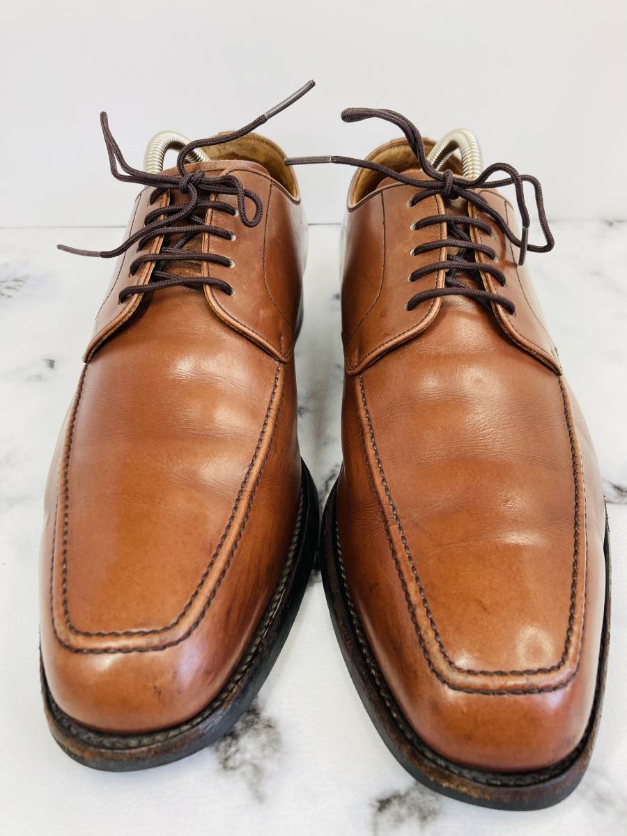 美品】SCOTCH GRAIN スコッチグレイン7629 Uチップ ブラウン ビジネス