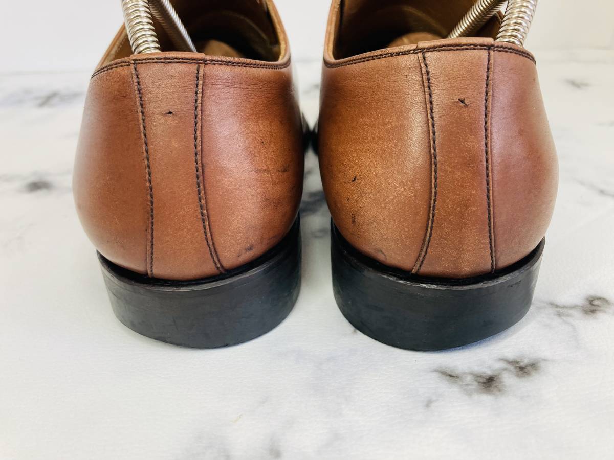 美品】SCOTCH GRAIN スコッチグレイン7629 Uチップ ブラウン ビジネス