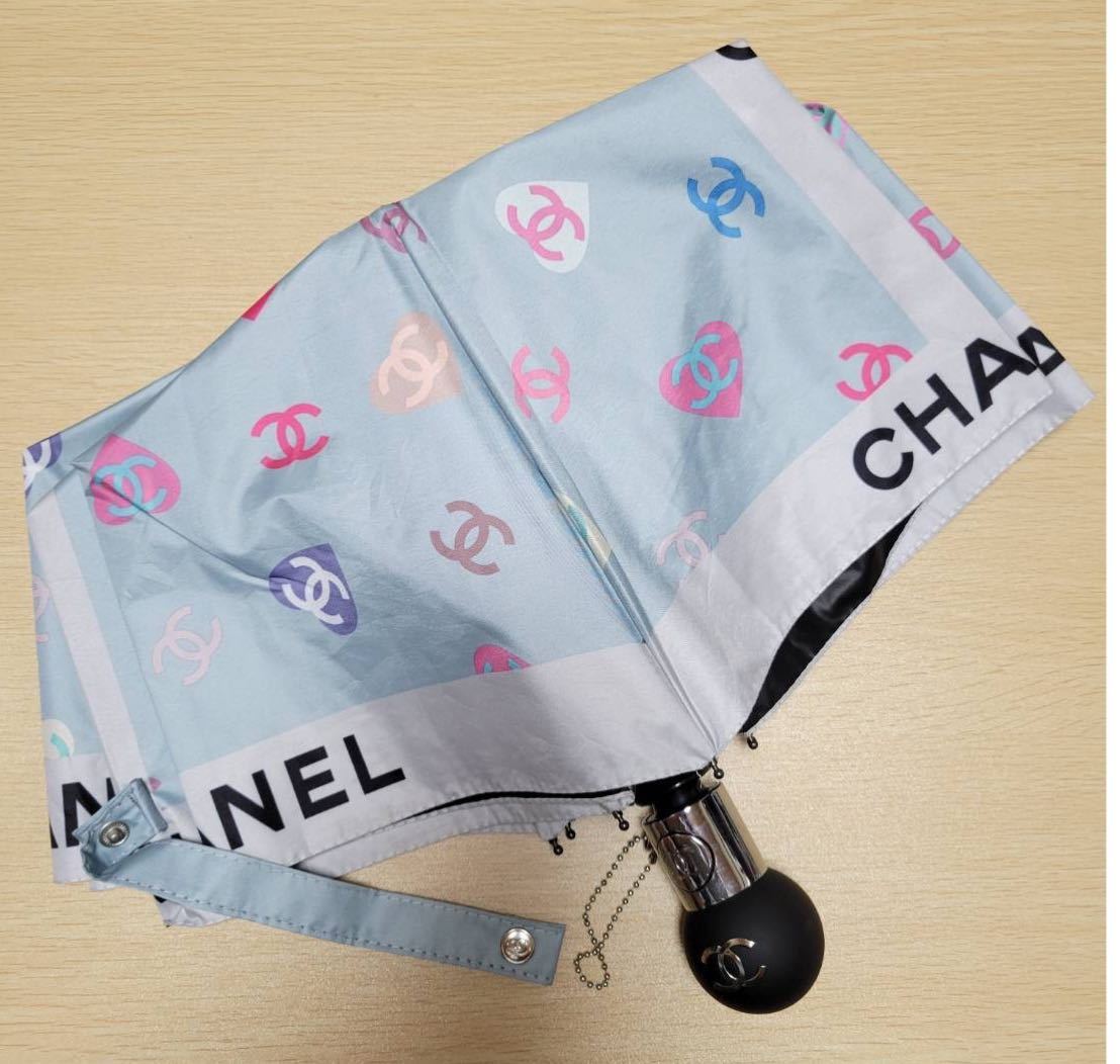 CHANEL／シャネル／折り畳み傘 ／UV／晴雨兼用 ／ワンタッチ ／自動 