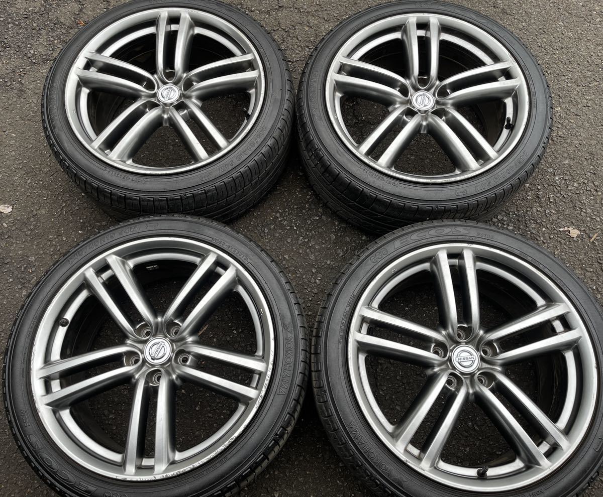 日産Y50前期フーガ純正ホイールMICHELIN 245/40ZR19（Y51フーガを 