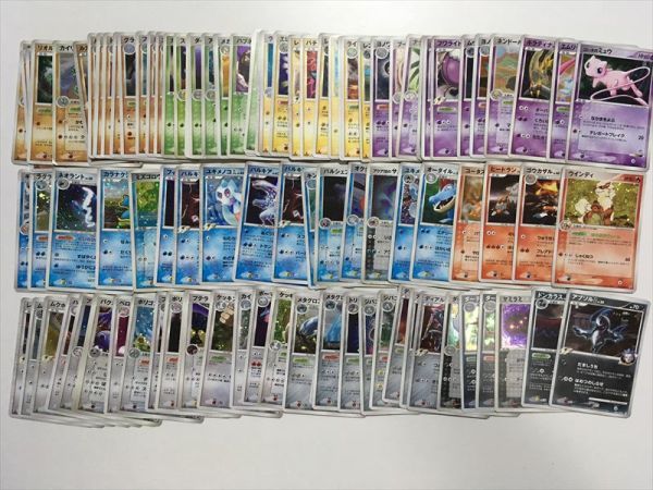 ★ポケモンカード ADV/PCG 全てキラカード 100枚セット ダブりなし 大量 まとめて レア pokemon card Holo ミュウ パルキア 他 [CB]