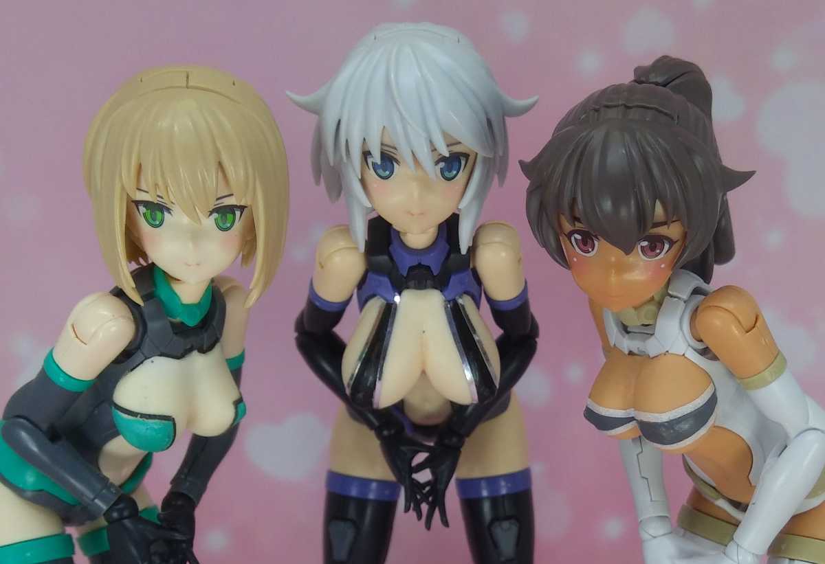 新規タイプ　ガールズプラモデル 互換式 チェストユニット 3点セット　COLOR ABCタイプ　3種フルセット36　30MS メガミデバイス その他