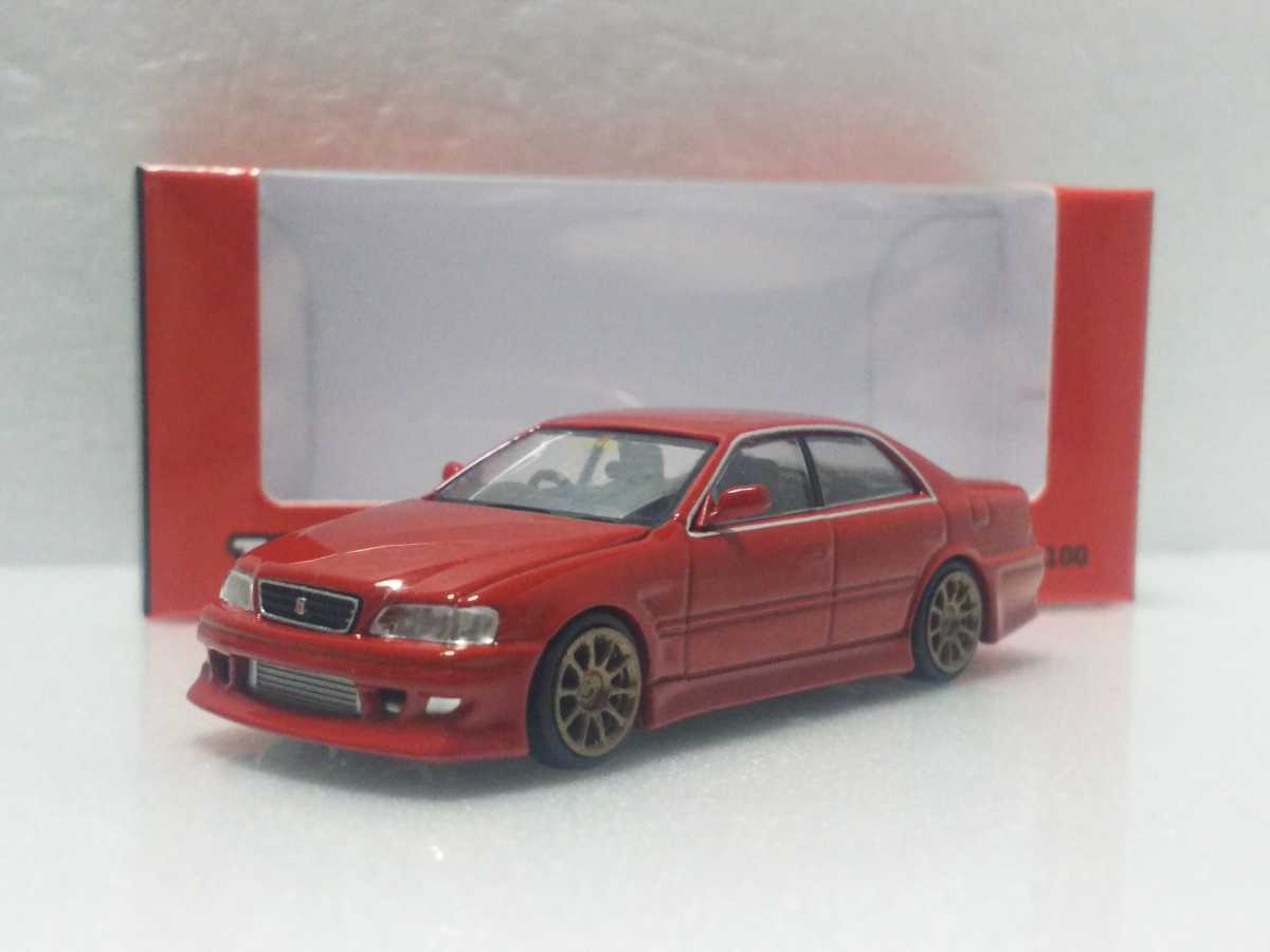 Tarmac 1/64 VERTEX トヨタ チェイサー JZX100 赤 レッド ターマック