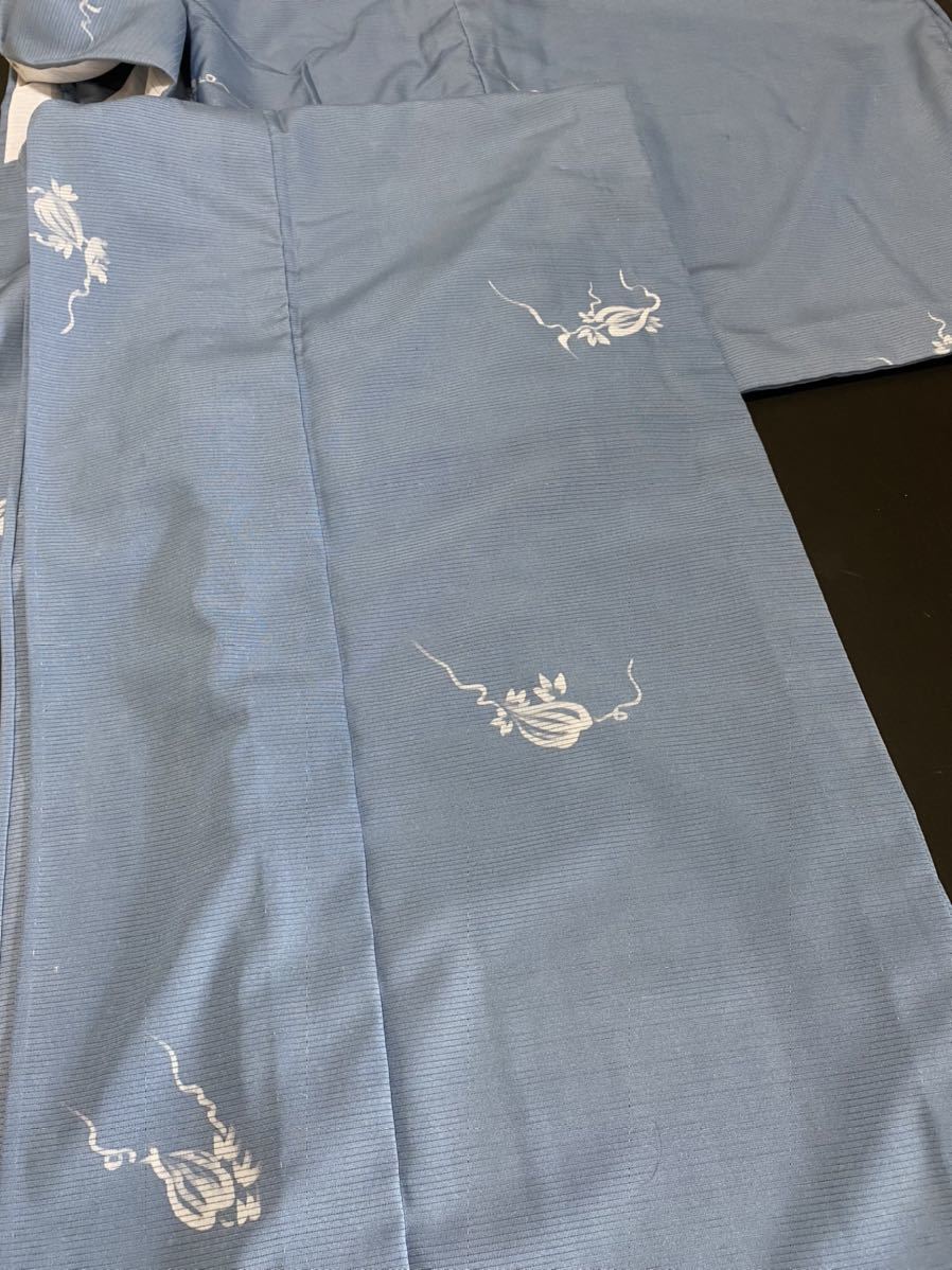豊富な，高品質 日舞家所蔵品 夏物 高級洗える着物 京染工房 京朋ニューシルグレード 絽 11万 ヒヤシンス水色 ほおづき模様 手染め白抜き染(仕立て上がり)｜売買されたオークション情報、yahooの商品情報を 仕立て上がり