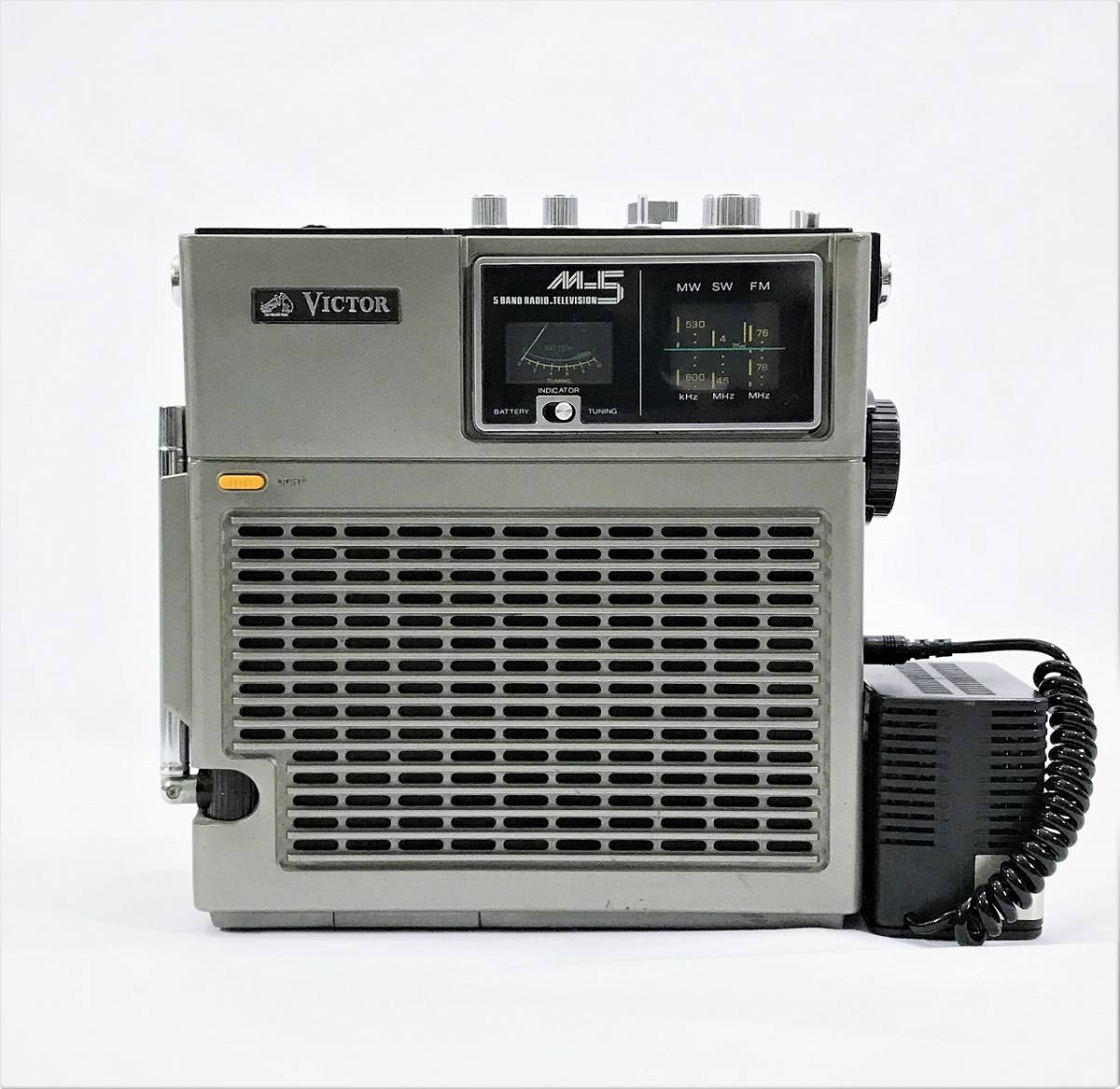 み 当時物 Victor ビクター M-5 ポータブルラジオTV / ブラウン管