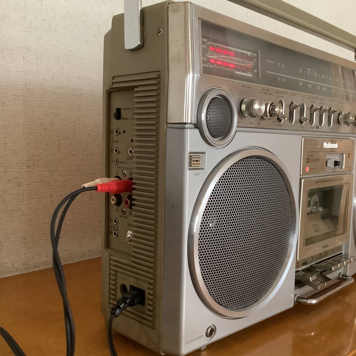 ☆昭和古典 ラジカセ National ナショナル RX-5500 正常動作品 
