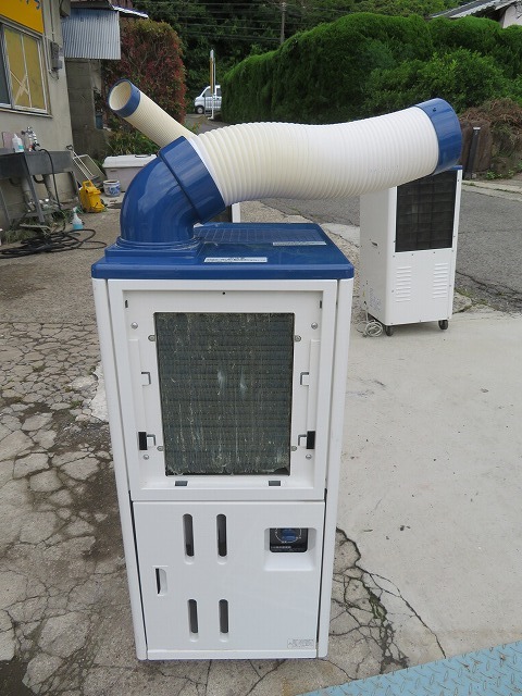 K☆Haier スポットエアコン　JA-SP25G　冷房専用　床置型　13年製　クーラー　動作OK 冷房専用 JA-SP25V-W(ホワイト) 床置型スポットクーラー Haier(ハイアール) 1個 ハイアールの通販