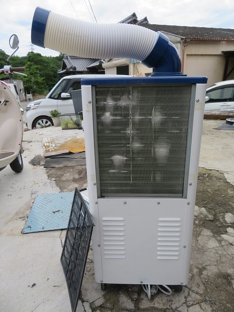 K☆Haier スポットエアコン　JA-SP25G　冷房専用　床置型　13年製　クーラー　動作OK 冷房専用 JA-SP25V-W(ホワイト) 床置型スポットクーラー Haier(ハイアール) 1個 ハイアールの通販